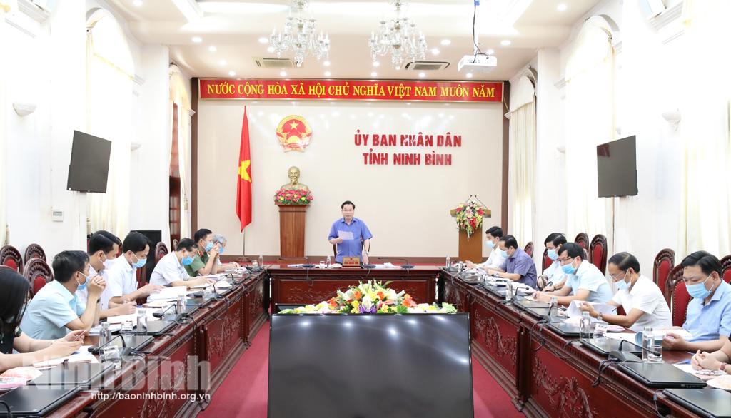 Hội nghị Ban chỉ đạo các kỳ thi năm 2021 tỉnh Ninh Bình