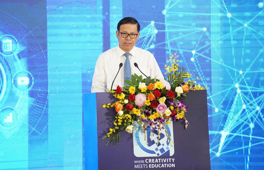 Ông Nguyễn Sơn Hải – Cục trưởng Cục Công nghệ thông tin phát biểu tại buổi lễ. DSC07292.JPG