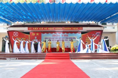 KHAI MẠC HỘI THI GIÁO VIÊN DẠY GIỎI CẤP THPT TỈNH NINH BÌNH LẦN THỨ VIII, NĂM HỌC 2020 – 2021