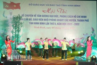 Hội thi Kể chuyện về tấm gương, đạo đức, phong cách Hồ Chí Minh của cán bộ, giáo viên khối phòng Giáo dục và Đào tạo tỉnh Ninh Bình lần thứ II, năm học 2021-2022