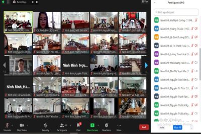 Chuyên đề nghiên cứu bài học bộ môn Toán tại trường THPT Trần Hưng Đạo – Chuyên đề bộ môn Toán cấp THPT lần đầu tiên thực hiện bằng hình thức trực tuyến