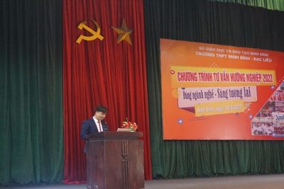 Trường THPT Ninh Bình – Bạc Liêu tổ chức thành công Chương trình tư vấn hướng nghiệp “Đúng ngành nghề – Sáng tương lai” cho các em học sinh 12