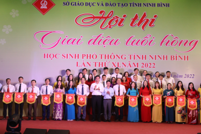 Hội thi “Giai điệu tuổi hồng” học sinh phổ thông tỉnh Ninh Bình lần thứ XI, năm 2022 thành công tốt đẹp