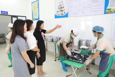 Kiểm tra công tác đảm bảo an toàn tại các trường mầm non trên địa bàn tỉnh Ninh Bình