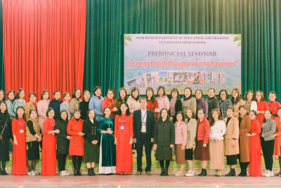 “Dạy học tiếng Anh thông qua hoạt động làm tạp chí” tại trường THPT Yên Khánh B
