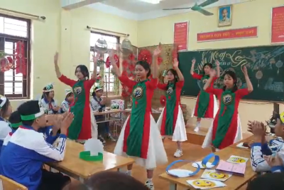 Trường THCS Khánh Hoà huyện Yên Khánh tổ chức thành công chuyên đề cấp tỉnh hoạt động trải nghiệm hướng nghiệp 7
