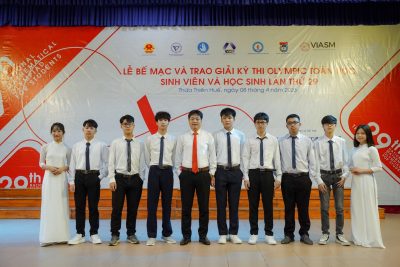 Đội tuyển học sinh trường THPT chuyên Lương Văn Tụy giành thành tích cao tại Olympic Toán học Sinh viên và Học sinh Toàn quốc năm 2023