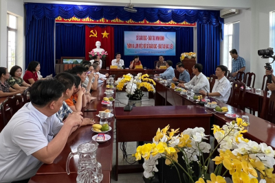 Đoàn công tác của ngành Giáo dục tỉnh Ninh Bình thăm và làm việc tại Sở Giáo dục và Đào tạo tỉnh Bạc Liêu