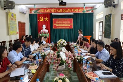 Đoàn khảo sát, đánh giá Bộ Giáo dục và Đào tạo làm việc với Sở Giáo dục và Đào tạo tỉnh Ninh Bình về công tác giáo dục lí tưởng cách mạng, đạo đức, lối sống cho học sinh, sinh viên
