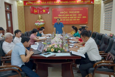 Giáo dục tiểu học Ninh Bình tổng kết năm học 2022-2023, triển khai nhiệm vụ năm học 2023-2024