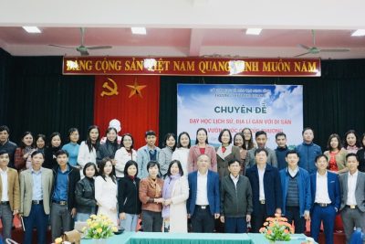 Chuyên đề “ Dạy học Lịch sử, Địa lí gắn với di sản” tại Vườn Quốc gia Cúc Phương của trường THPT Nho Quan B