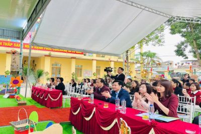 Sở Giáo dục và Đào tạo tổ chức chuyên đề “Xây dựng các hoạt động giáo dục lấy trẻ làm trung tâm để xây dựng trường học hạnh phúc” tại Trường Mầm non Quang Sơn, thành phố Tam Điệp