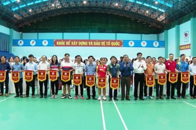 Khai mạc Giải Cầu lông, Bóng bàn ngành Giáo dục và Đào tạo tỉnh Ninh Bình năm 2022