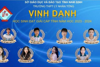 VINH DANH HỌC SINH ĐẠT GIẢI CẤP TỈNH NĂM HỌC 2023 – 2024