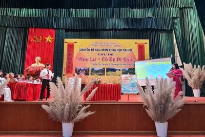 Chuyên đề “Hoa Lư- Cố đô di sản” tại Trung tâm GDNN-GDTX huyện Hoa Lư
