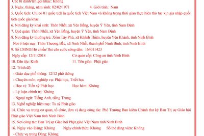 ĐƠN VỊ BẦU CỬ SỐ 12