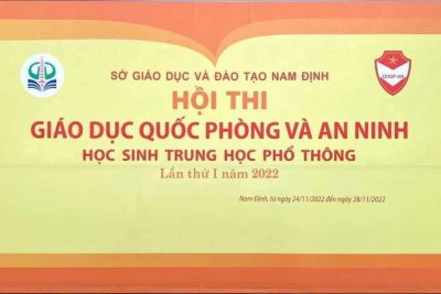 TRƯỜNG THPT LÝ NHÂN TÔNG TẠI HỘI THI GDQP-AN THPT NĂM 2022