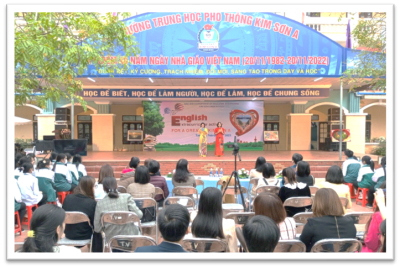 Trường THPT Kim Sơn A tổ chức thành công chuyên đề Tiếng Anh “For a greater Kim Sơn A”