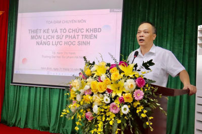 Toạ đàm sinh hoạt chuyên môn Lịch sử giữa Trường ĐHSP Hà Nội 2 và Sở Giáo dục và Đào tạo tỉnh Ninh Bình