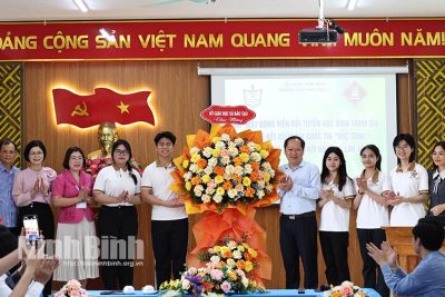 Gặp mặt, động viên đội tuyển tham gia chung kết Quốc gia Cuộc thi “Học sinh, sinh viên với ý tưởng khởi nghiệp” lần thứ VII