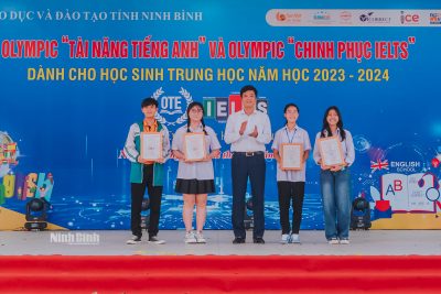 Tổng kết và trao giải Olympic “Tài năng tiếng Anh” và Olympic “Chinh phục IELTS” dành cho học sinh trung học năm học 2023-2024